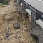 Damaged Guardrail at 2822 3108 Mt Acadia Blvd