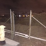 Damaged Guardrail at 4466–4580 Boundary St