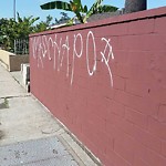 Graffiti at 5052 Lyon St
