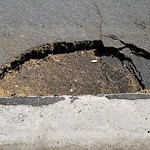 Pothole at 5131 Gardena Ave