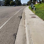 Pothole at 11233 Sorrento Valley Rd