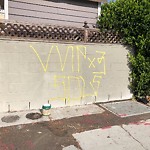 Graffiti at 3071 Howard Ave