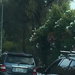 Traffic Sign at 8300–8378 La Jolla Scenic Dr N