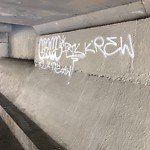 Graffiti at 2612 Hornblend St