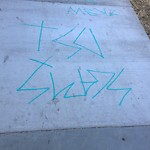 Graffiti at 3930–4098 37th St