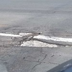 Pothole at 7987 Landon Pl