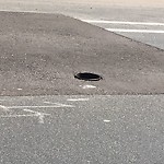 Pothole at 5790 Friars Rd