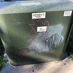 Graffiti at 4688 Vista St