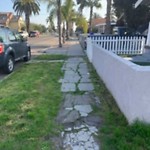 Sidewalk at 4548 32nd St, San Diego, Ca 92116, Usa