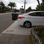 Sidewalk at 3432 Ray Street San Diego