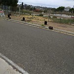 Damaged Guardrail at 22nd Street & El Camino Real & Interstate 5 San Diego