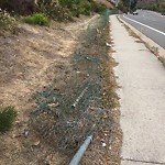 Damaged Guardrail at 7972–7986 Jackson Dr