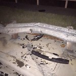 Damaged Guardrail at 14077 Carmel Valley Rd