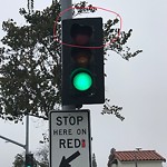 Signal Facing Wrong Direction at 6925 Linda Vista Rd