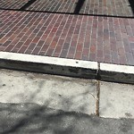 Curb at 525 W Ash St