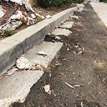 Curb at 2980 Nichols St